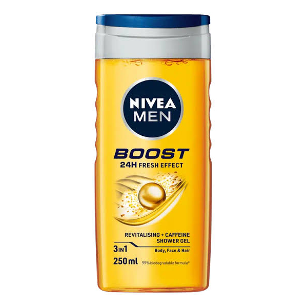 شامپو سر و بدن مردانه نیوآ مدل Boost 3in1 