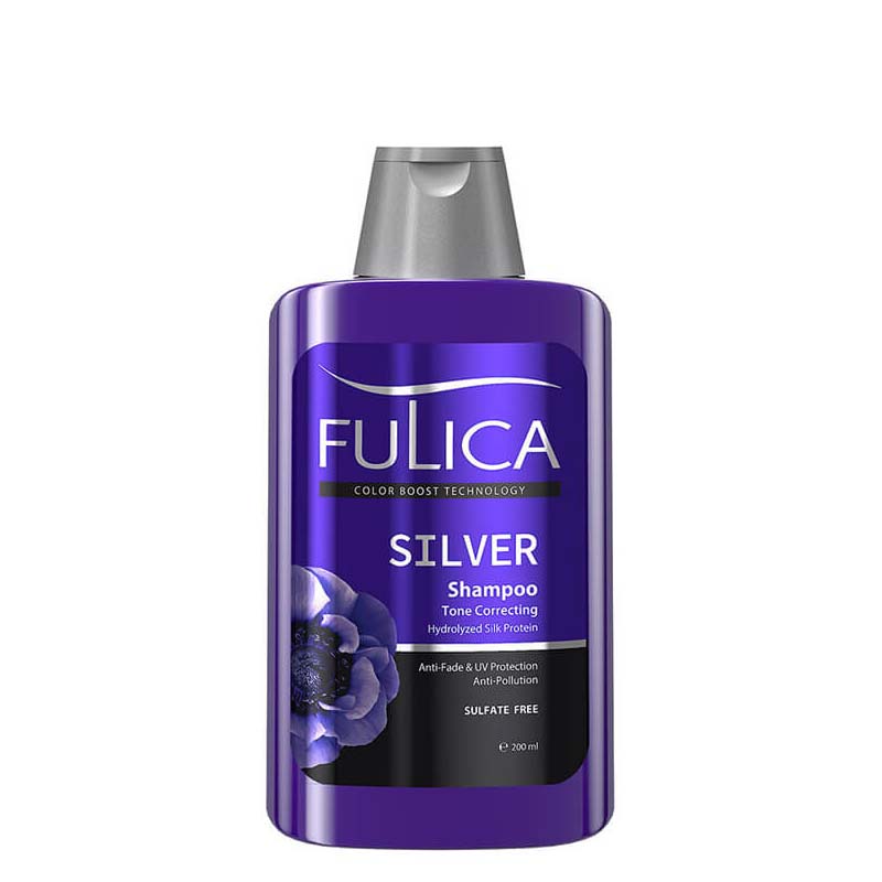 شامپو ضد زردی فاقد سولفات فولیکا مدل Silver