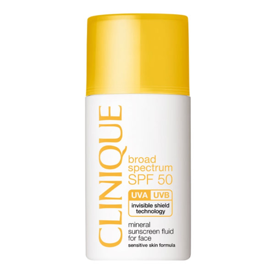 ضد آفتاب مینرال فلویدی SPF50 کلینیک مدل Broad Specturm