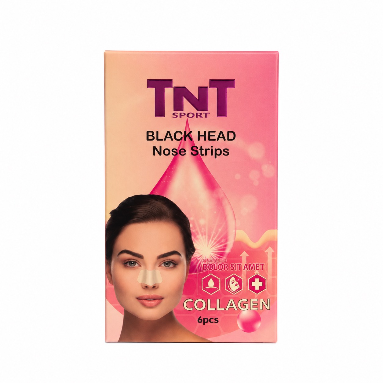 چسب بینی کلاژن تی ان تی اسپورت مدل Collagen