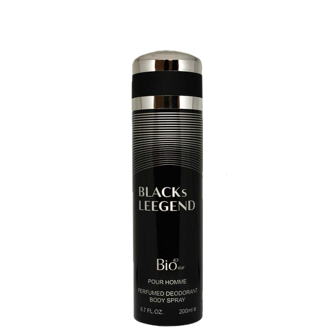 اسپری بدن مردانه بیو استار رایحه Blacks Leegend
