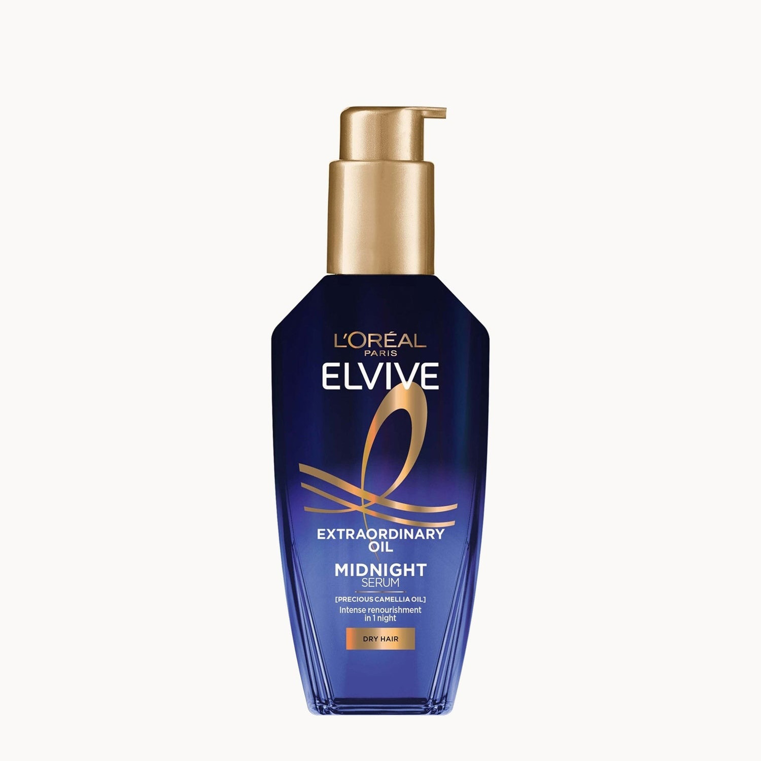 سرم شب مغذی مناسب موهای خشک لورال مدل Extraordinary Oil Midnight Serum