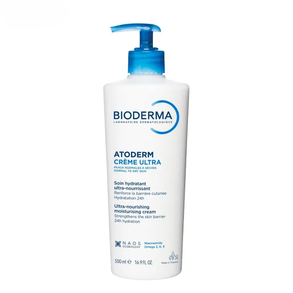 کرم مرطوب کننده و آبرسان پوست آتودرم بایودرما مدل Atoderm Cream Ultra (500 میل)