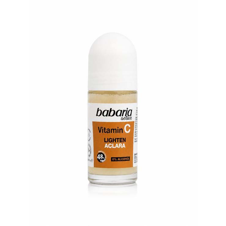رول ضدتعریق 48 ساعته فاقد الکل باباریا مدل Vitamin C