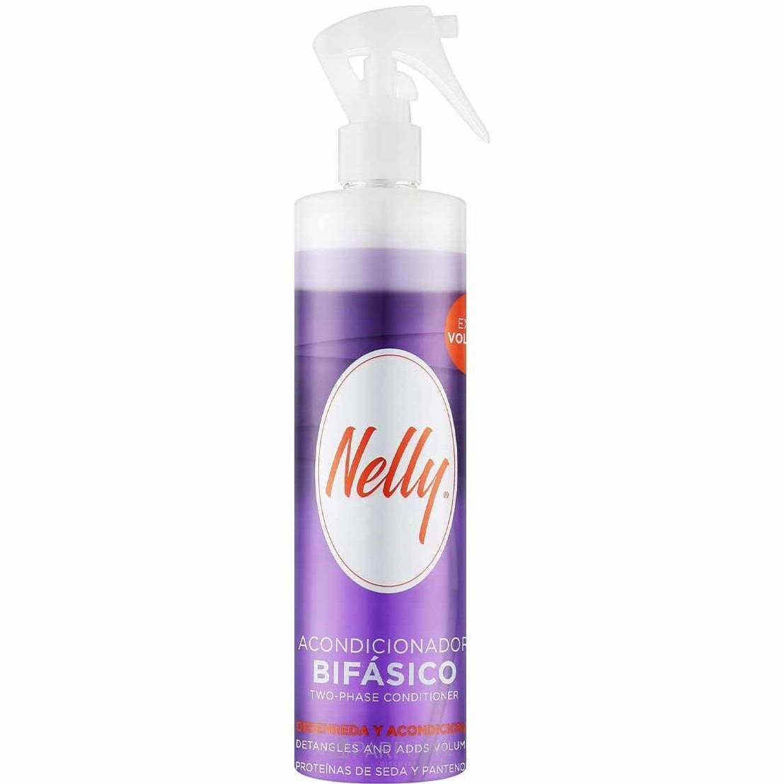 اسپری دوفاز حجم دهنده مو نلی Nelly Two Phase Detangles & Adds Volume 