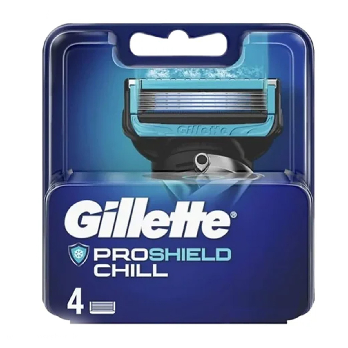 یدک تیغ اصلاح ژیلت مدل ProShield Chill (بسته ۴ عددی)