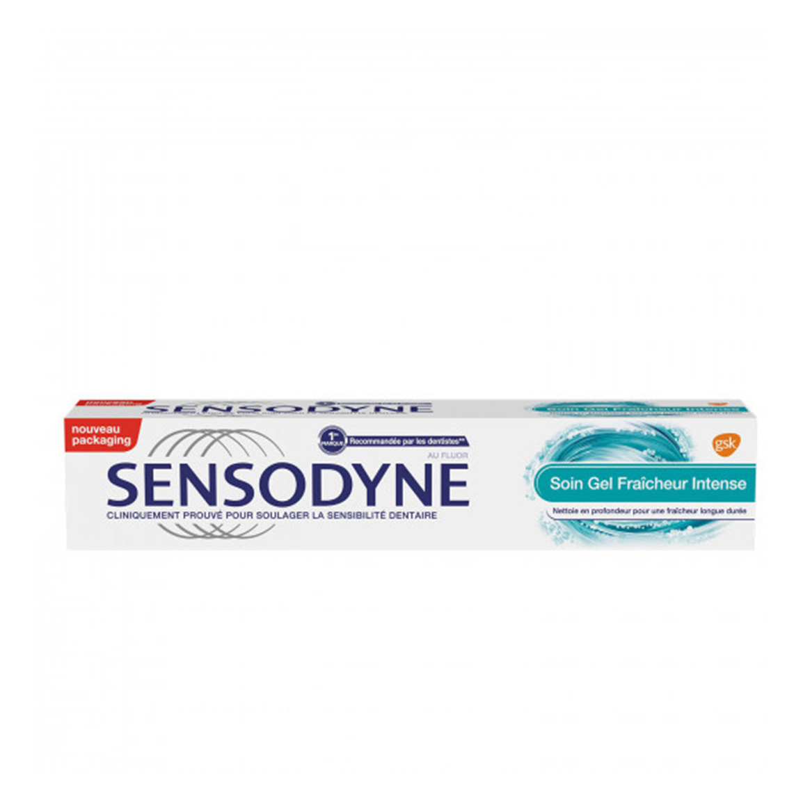 خمیر دندان ژلی سنسوداین مدل Soin Gel Fraicheur Intense خمیر دندان ژلی سنسوداین مدل Soin Gel Fraicheur Intense