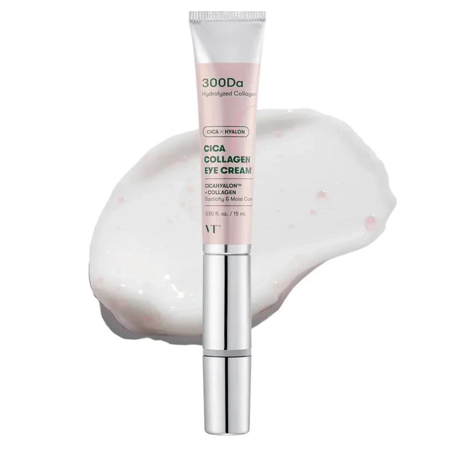 کرم دور چشم بازسازی کننده کلاژن جوانساز وی تی کازمتیکس مدل Cica Collagen 300Da