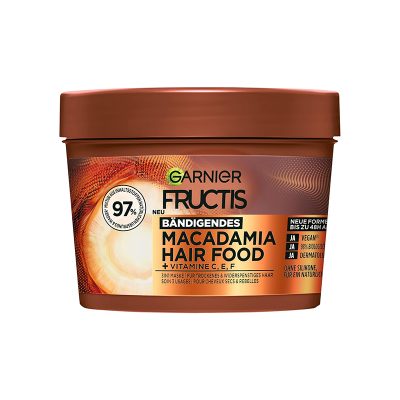 ماسک مو نرم کننده و آبرسان عصاره ماکادمیا گارنیه مدل Fructis