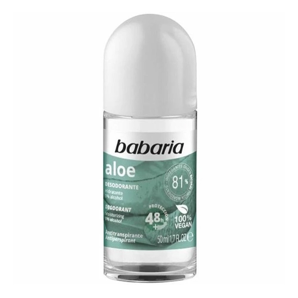 مام رول ضد تعریق 48 ساعته باباریا مدل Aloe