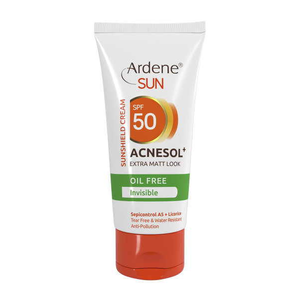 کرم ضد آفتاب 50 SPF آردن فاقد چربی مدل Acnesol - بدون رنگ
