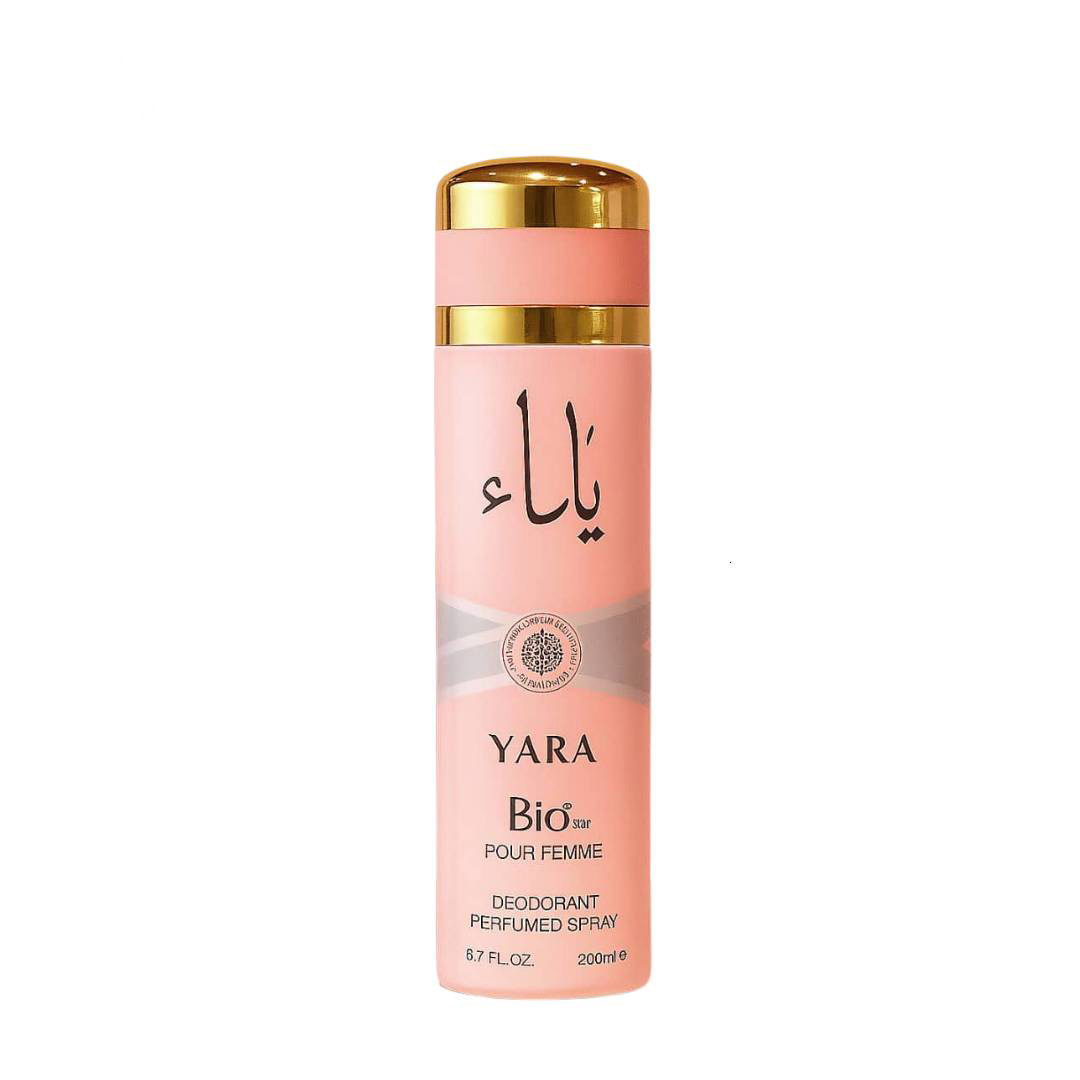 اسپری بدن زنانه بیو استار رایحه Yara