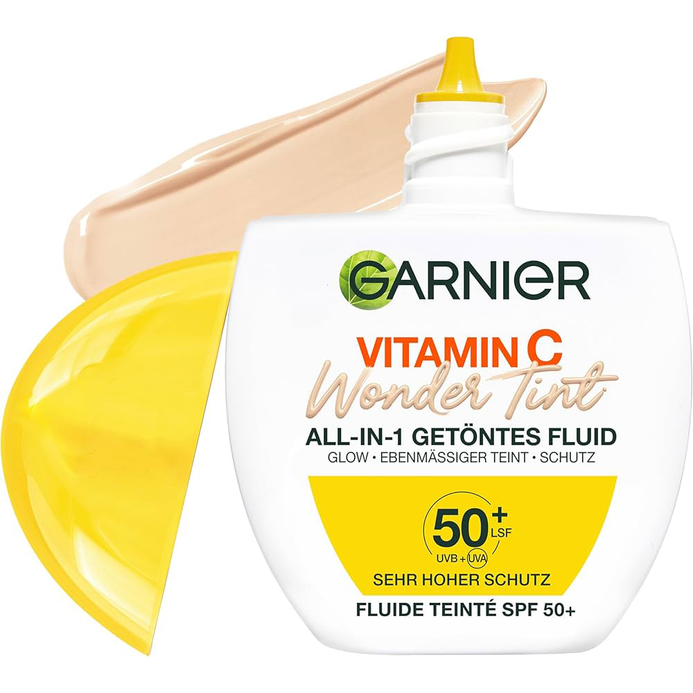 تینت رنگی پوست Spf 50+ حاوی ویتامین C گارنیه Vitamin C Wonder Tint