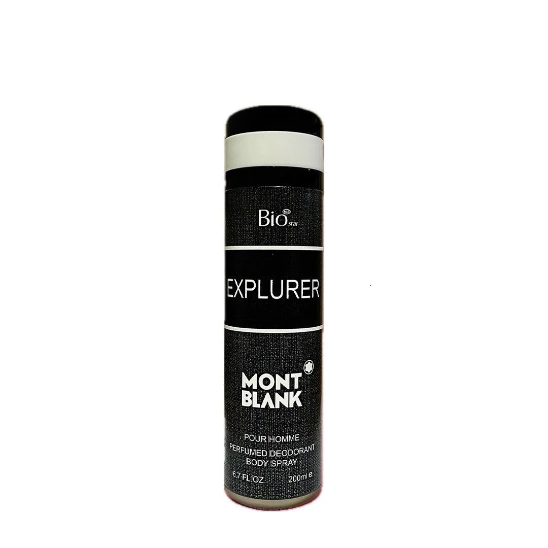 اسپری بدن مردانه بیو استار رایحه Mont Blank Explurer