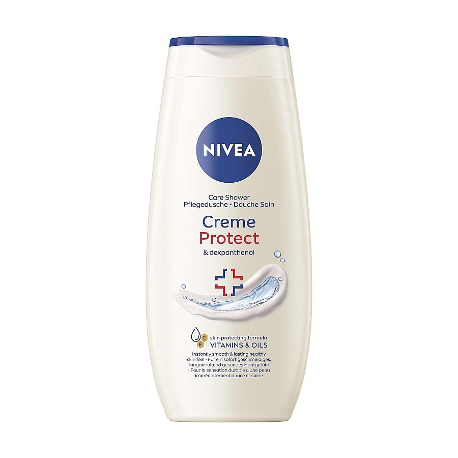 شامپو بدن محافظ و ترمیم‌کننده حاوی دکسپانتنول نیوآ مدل Creme Protect