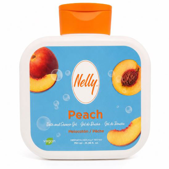 شامپو بدن با رایحه هلو نلی مدل Peach