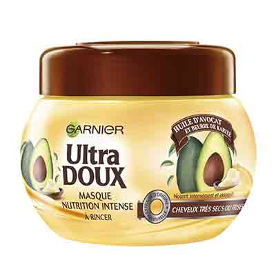 ماسک مو تغذیه کننده موهای خشک آووکادو و شی باتر گارنیه مدل Ultra Doux