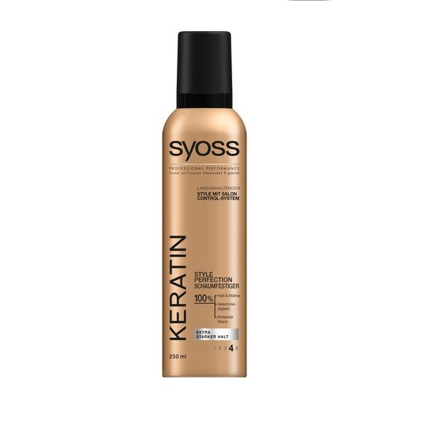 موس حالت‌دهنده و تقویت‌کننده مو کراتین سایوس مدل Keratin Style Perfection Schaumfestiger