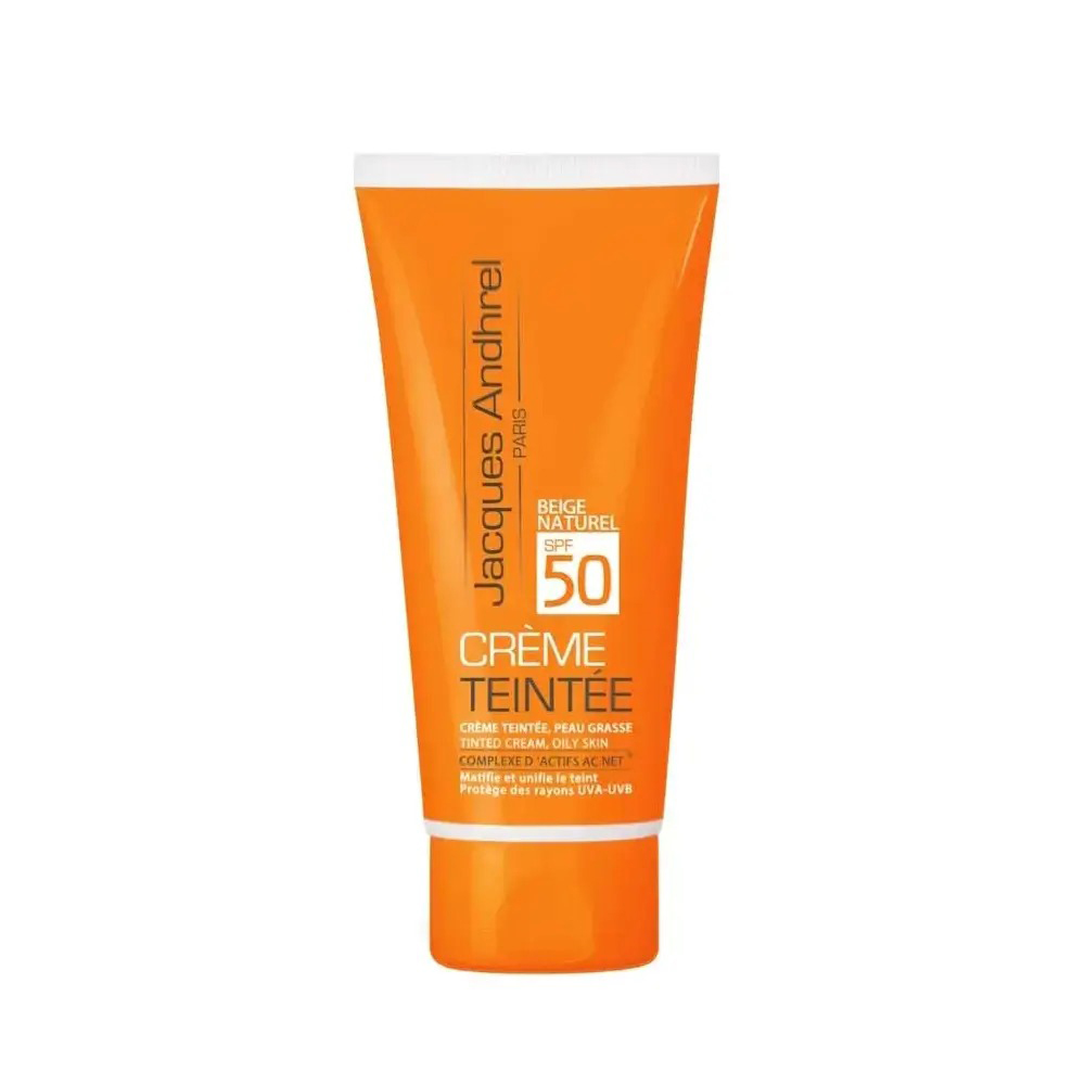 کرم ضد آفتاب رنگی پوست چرب SPF 50  ژاک آندرل پاریس 