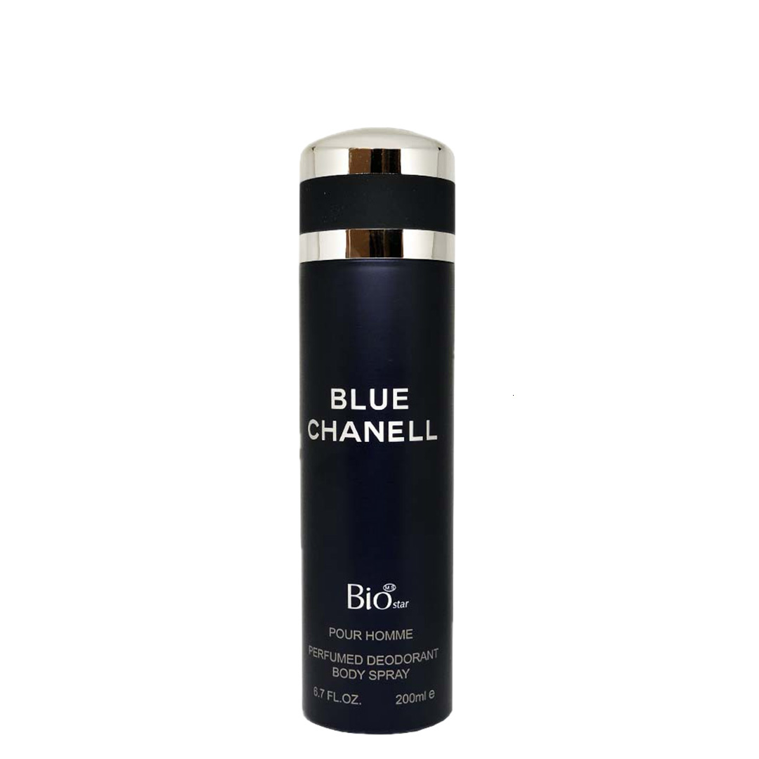 اسپری بدن مردانه بیو استار رایحه Blue Chanell