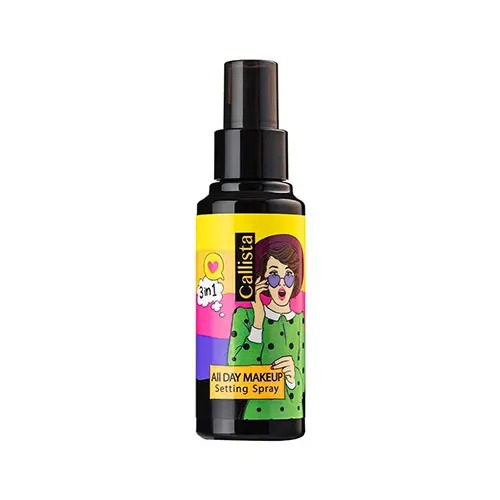 اسپری فیکساتور آرایش 3IN1 کالیستا مدل All Day Makeup