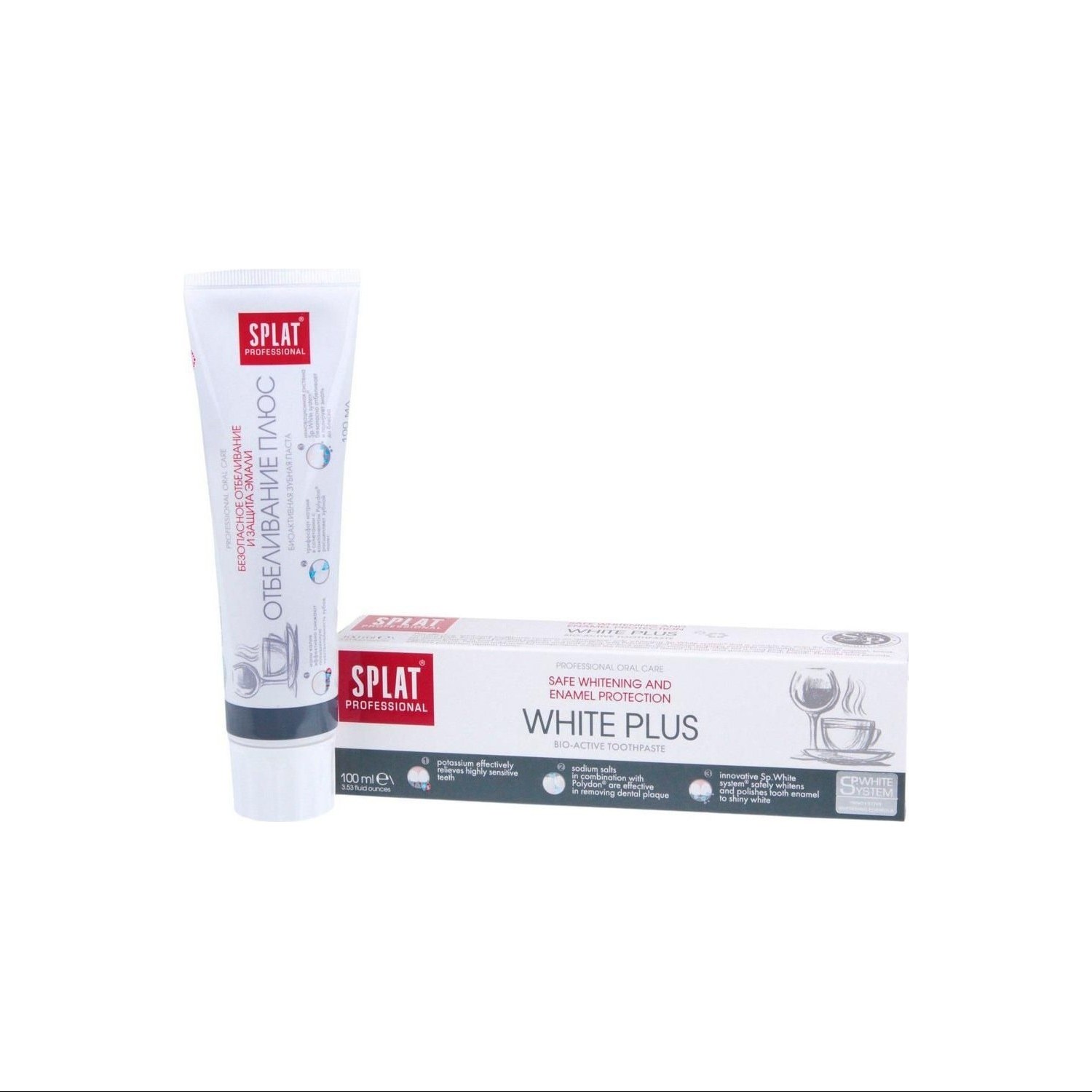 خمیر دندان اسپلت پروفشنال مدل White Pluse