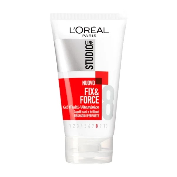 ژل مو نگهدارنده قوی شماره 8 لورال مدل Fix & Force Studio Line