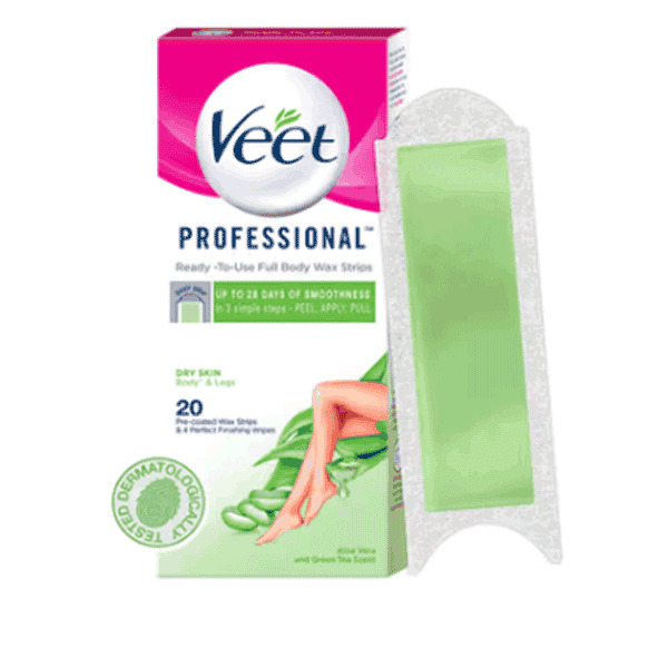 نوار موبر بدن ورقه ای حاوی عصاری آلوئه ورا مخصوص پوست های خشک ویت (بسته 20 عددی)