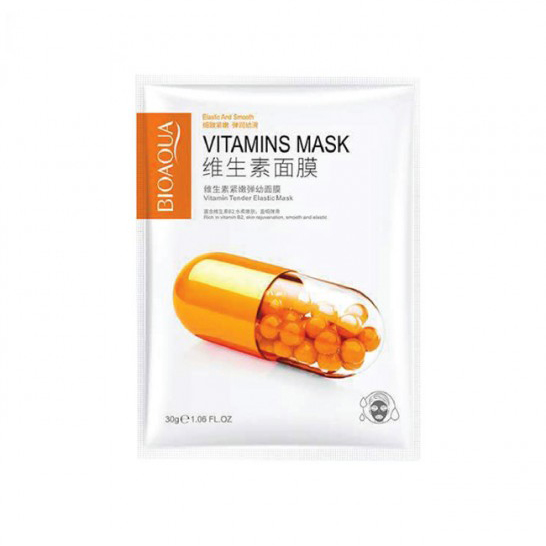 ماسک ضد جوش نارنجی ویتامین B2 بایواکوا 