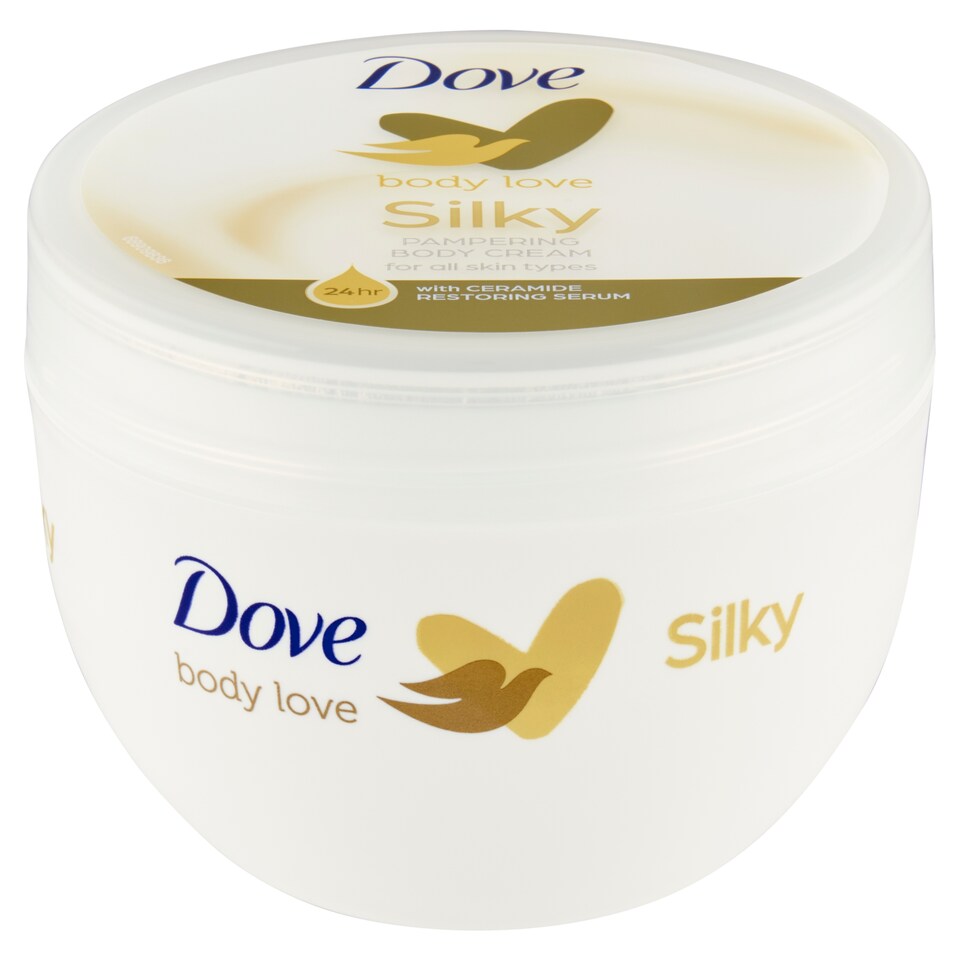 کرم مرطوب کننده مناسب برای انواع پوست داو مدل Body Silky