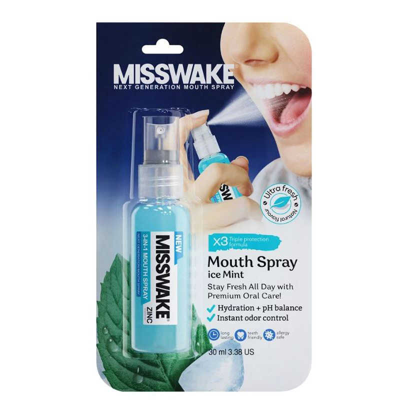 اسپری خوشبوکننده دهان نعنا یخ میسویک مدل Ice Mint