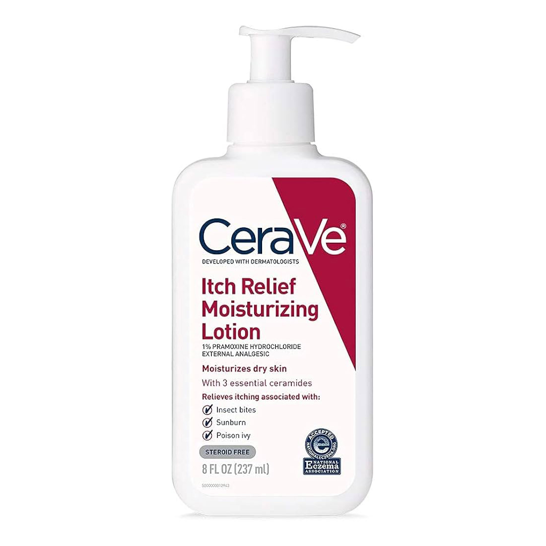 لوسیون ضدخارش و مرطوب‌کننده مناسب پوست خشک و حساس سراوی مدل Itch Relief (حجم 237 میل)