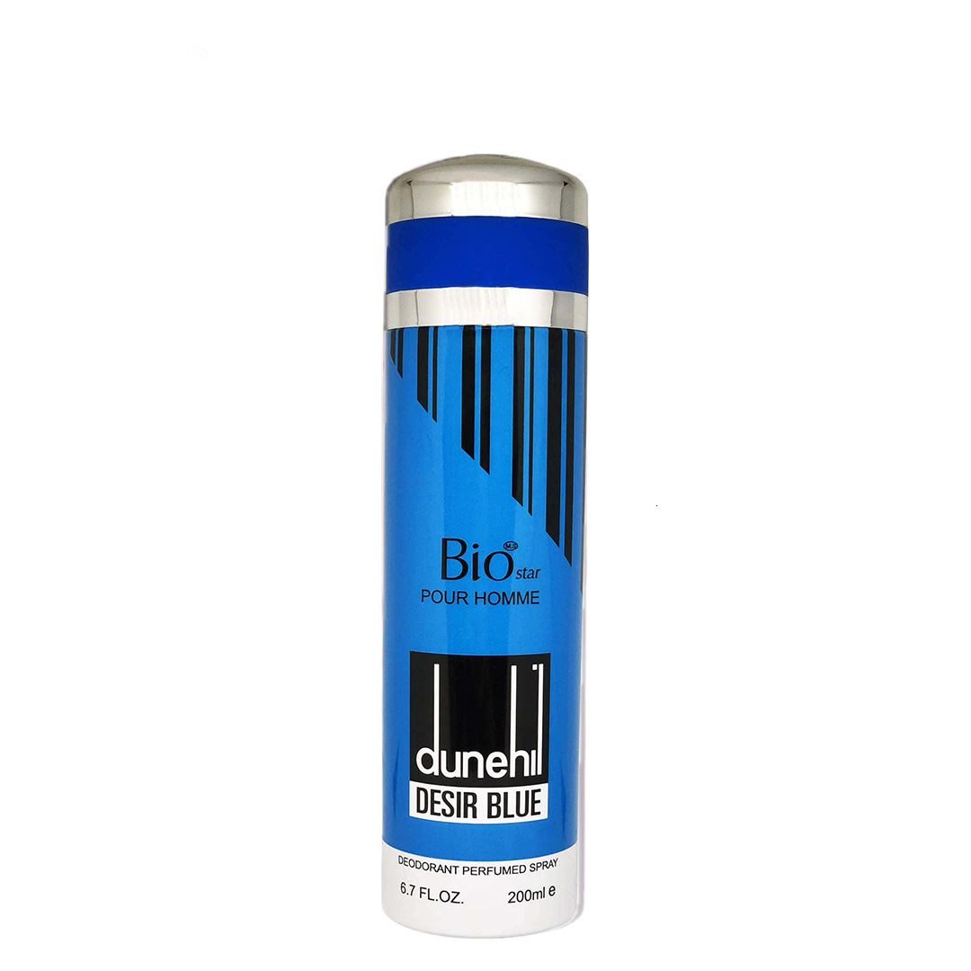 اسپری بدن مردانه بیو استار رایحه Dunehil Desir Blue