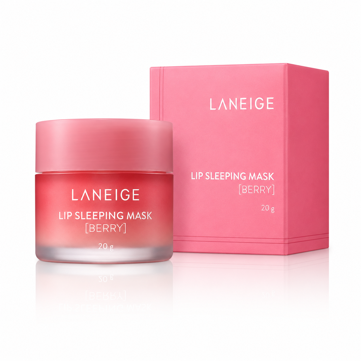 ماسک شب لب لانیژ مدل Lip Sleeping Mask Berry (حجم 20 گرم)