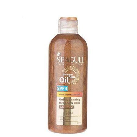 روغن اکلیلی برنزه‌کننده و ویتامینه سی‌گل با SPF4