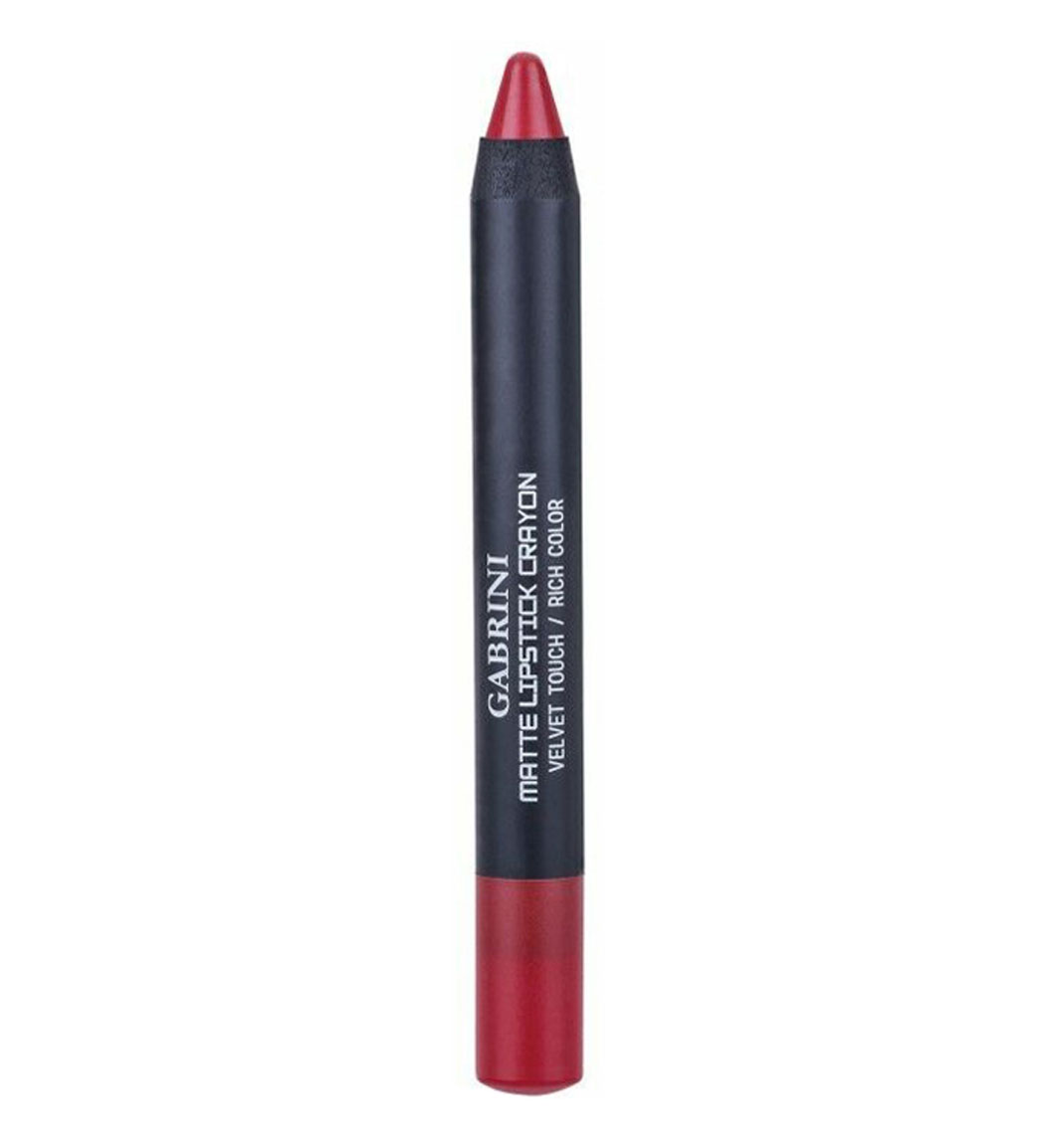 رژ لب مدادی مات و مخملی گابرینی مدل Matte Lipstick Crayon
