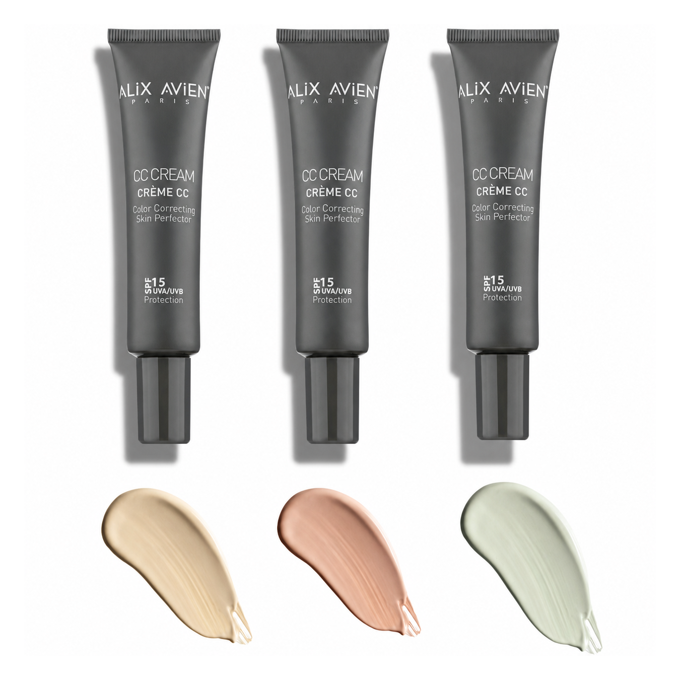 سی سی کرم اصلاح کننده رنگ پوست SPF15 الیکس آوین مدل Color Correcting