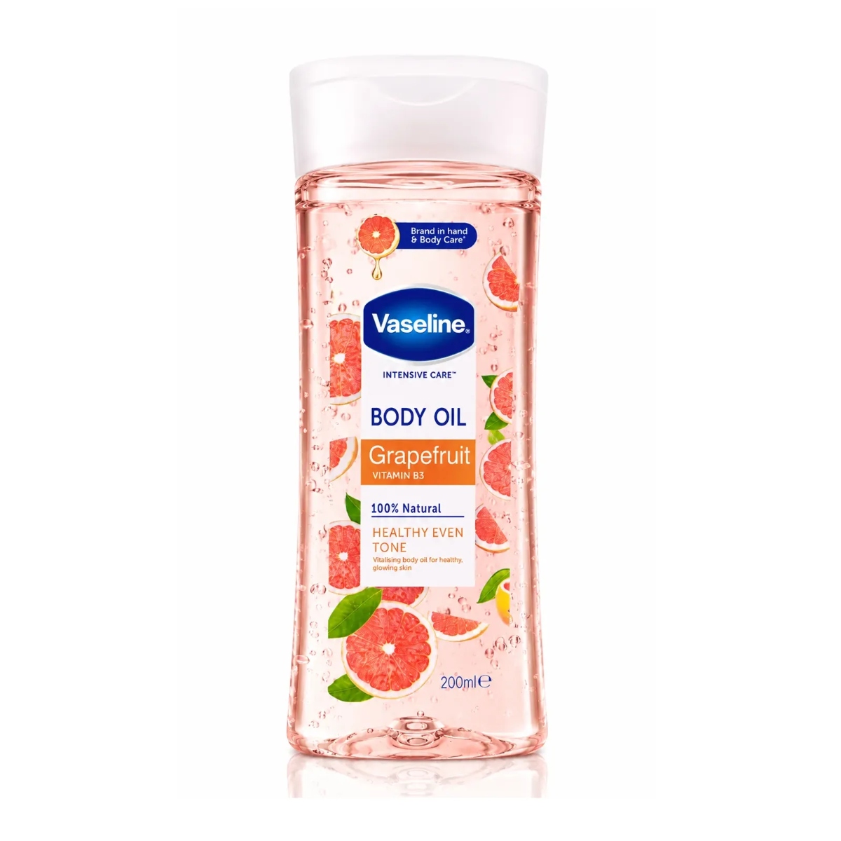 روغن بدن حاوی عصاره گریپ‌ فروت و ویتامین B3 وازلین مدل Grapefruit