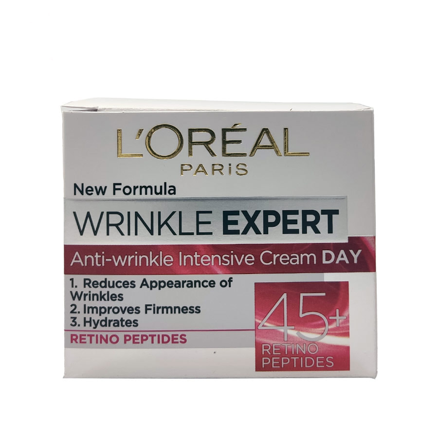 کرم روز ضد چروک و سفت کننده پوست بالای 45 سال لورال مدل Anti Wrinkle Intensive Care 