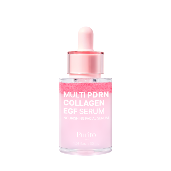 سرم جوانساز و سفت‌کننده پوست پوریتو سئول مدل Multi PDRN Collagen EGF Serum