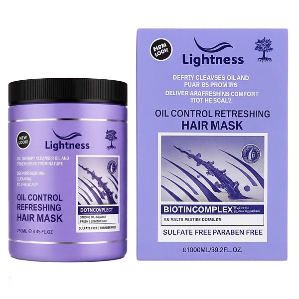 ماسک مو مناسب موهای چرب لایتنس مدل Oil Control Refreshing