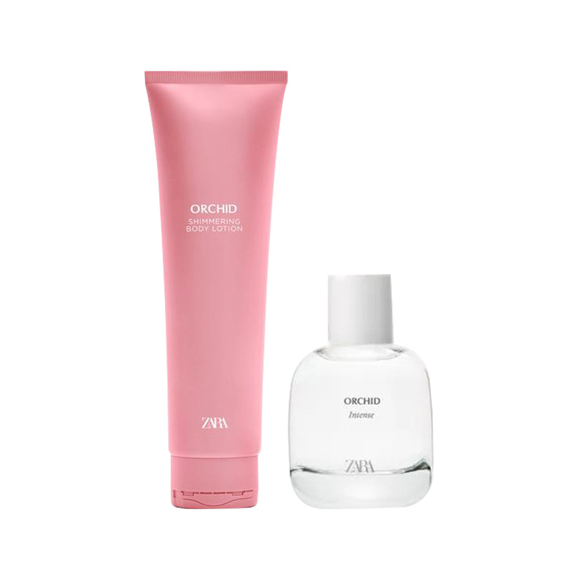 پک دوتایی عطر و لوسیون بدن زارا ارکید Orchid پک دوتایی عطر و لوسیون بدن زارا ارکید Orchid