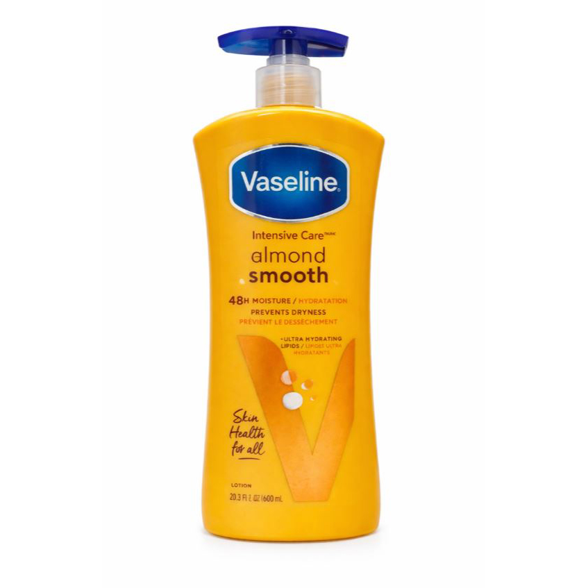 لوسیون نرم کننده و مغذی عصاره بادام وازلین مدل Almond Smooth (حجم 600 میل)