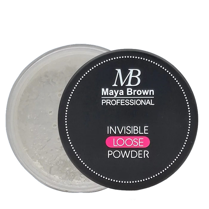 پودر فیکس بی رنگ مایا براون Invisible Loose Powder 