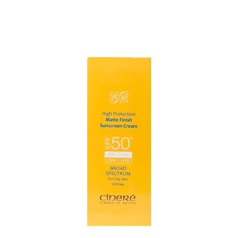 کرم ضد آفتاب سینره مناسب پوست های چرب و جوش دار با +SPF50 - بدون رنگ