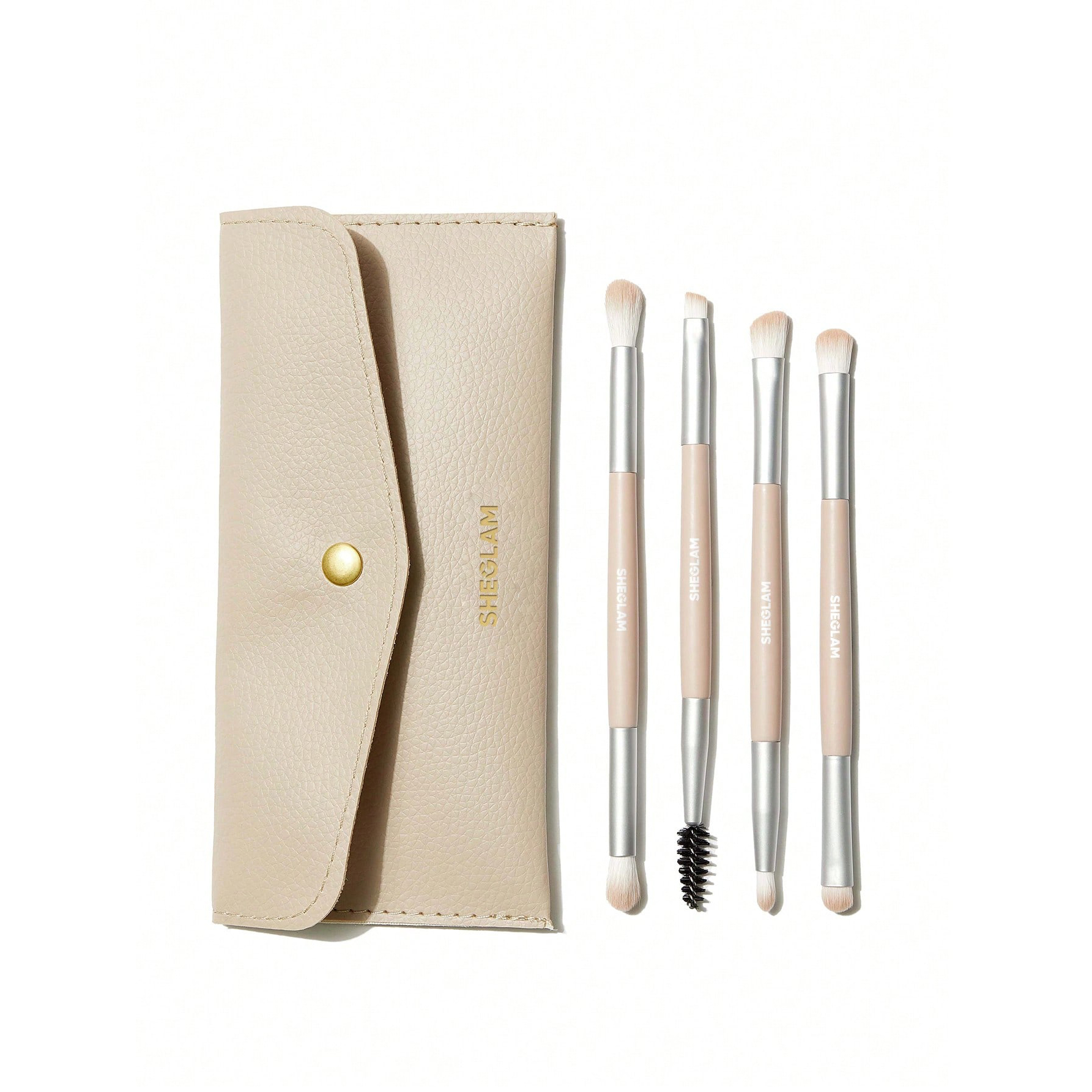 ست براش آرایش چشم ۴ عددی دوطرفه شیگلم مدل Eye Essentials