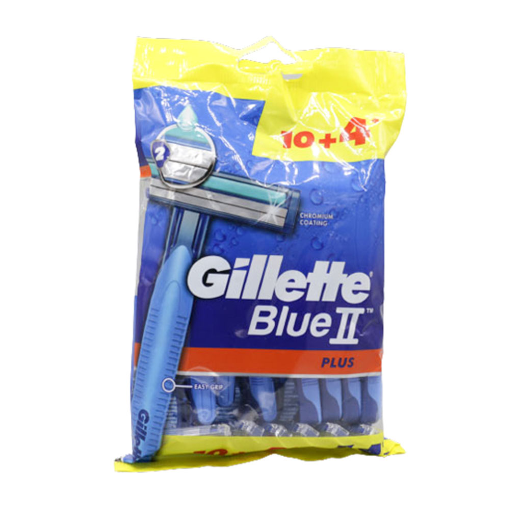 خودتراش آقایان ژیلت مدل Blue 2 Plus بسته 14 عددی خودتراش آقایان ژیلت مدل Blue 2 Plus بسته 14 عددی