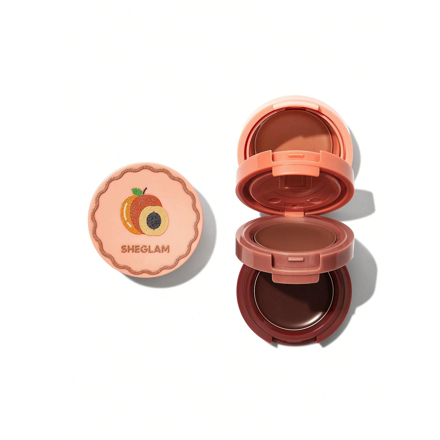 رژ لب و رژگونه 3 طبقه زردآلو شیگلم مدل Apricot Dream Cheek & Lip Cream Stack