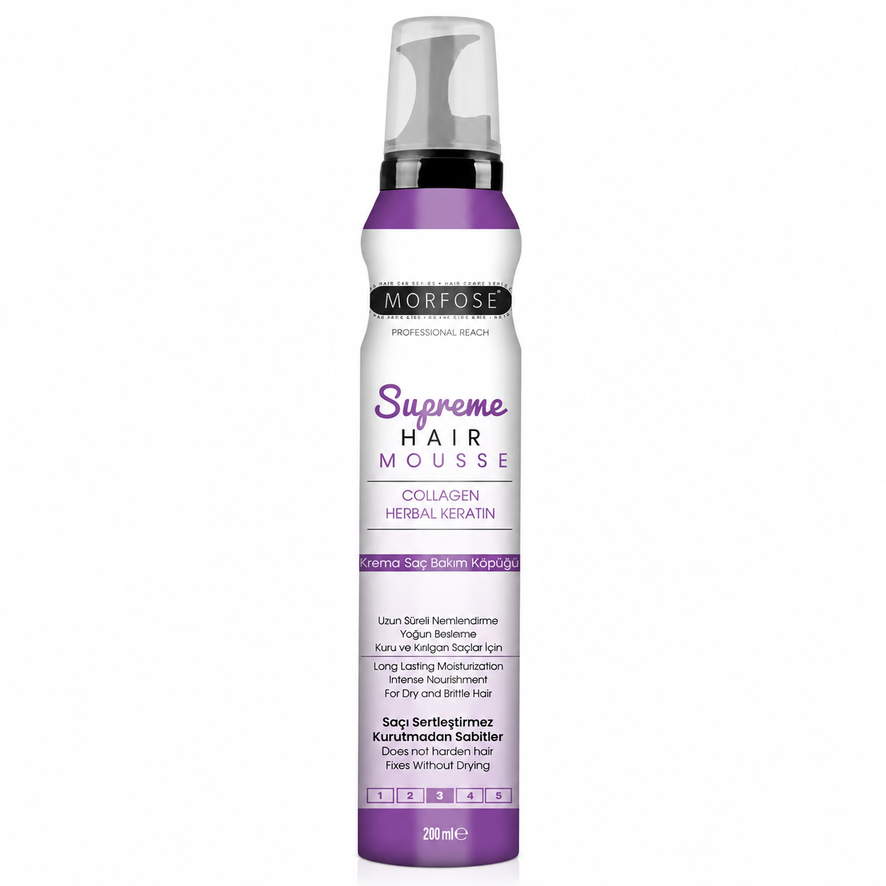 موس موی مراقبتی حاوی کلاژن و کراتین مورفوس مدل Collagen & Herbal Keratin