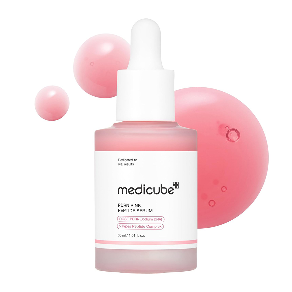 سرم صورتی پپتاید جوانساز مدی کیوب PDRN Pink Peptide